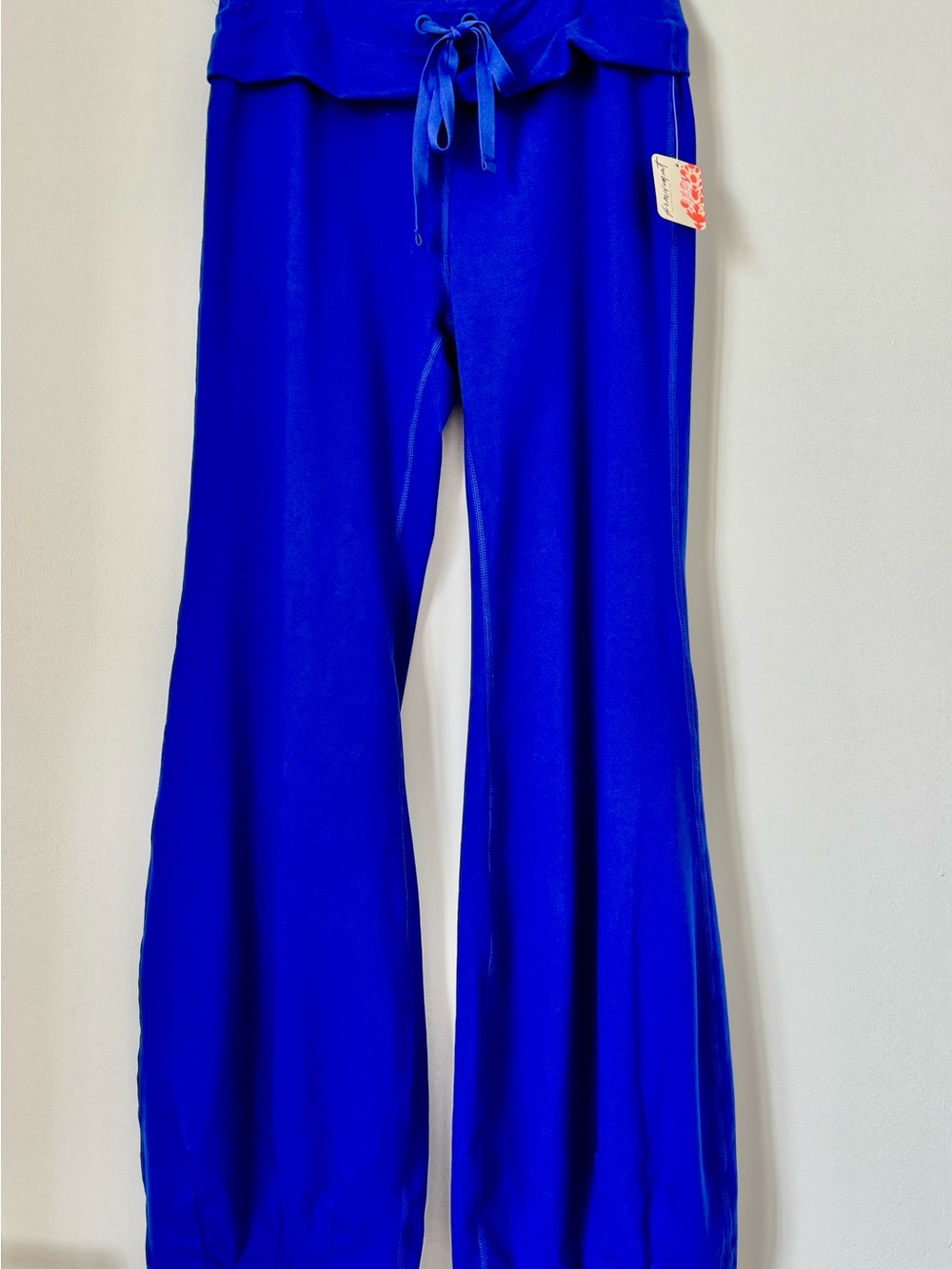 FP Movement by Free People Royal Blue Wide Leg Drawstring Pants